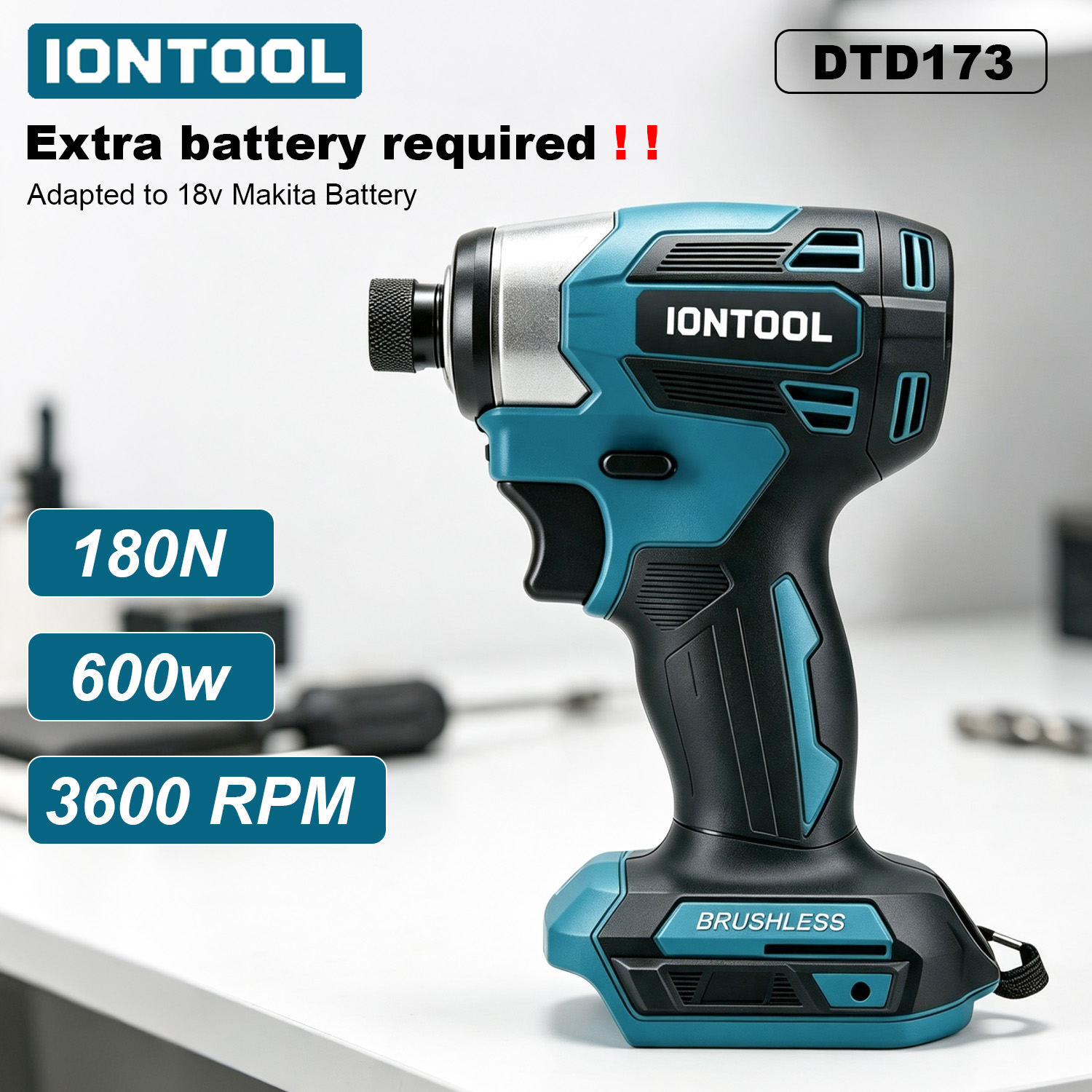 Furniture Joinery Hardware - IONTOOL 180N 3600 об/мин 18В аккумуляторный