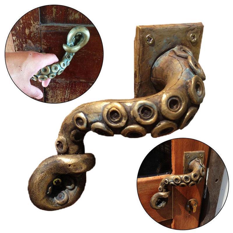 Furniture Hardware Parts - Винтажная дверная ручка в виде осьминога