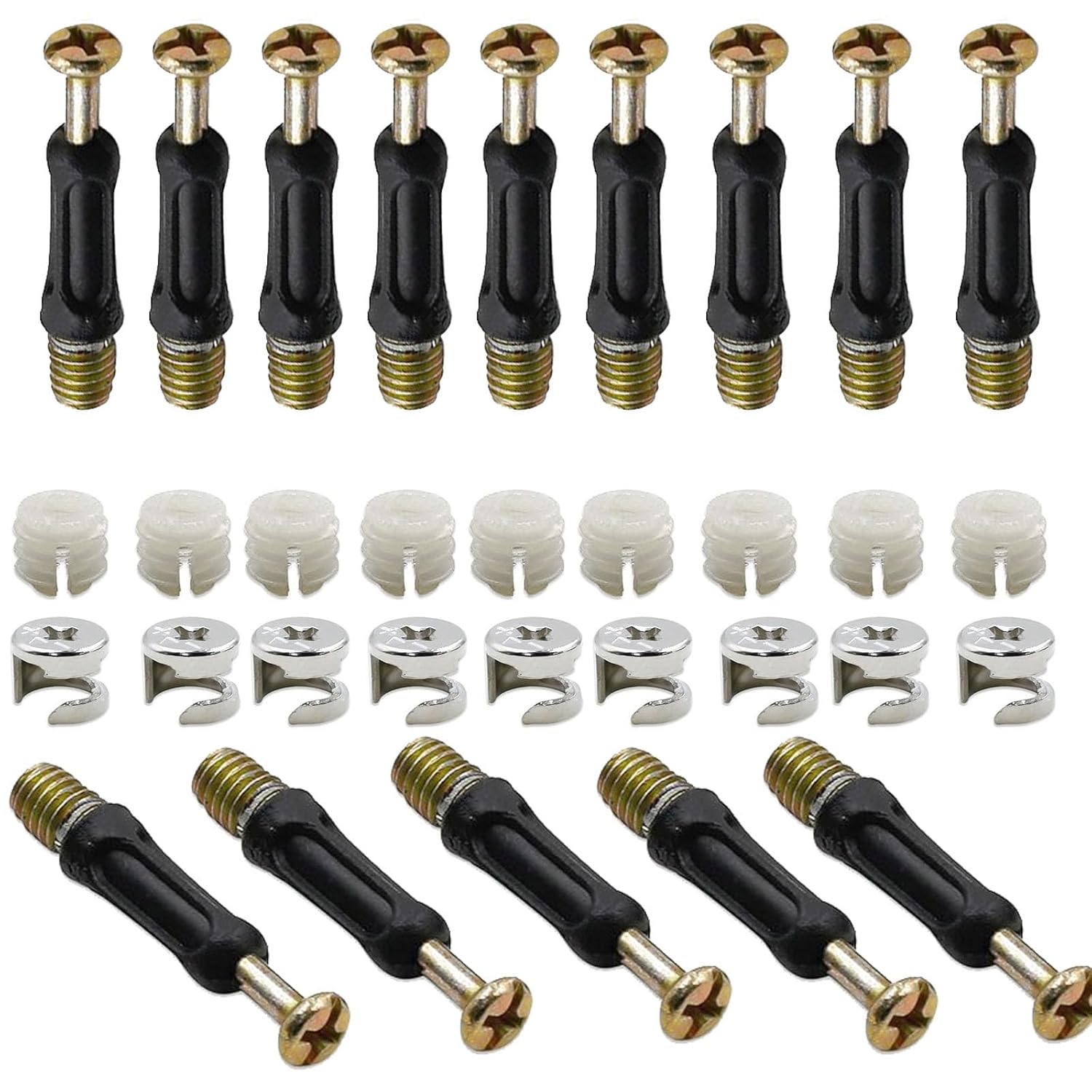 Furniture Joinery Hardware - 50 комплектов мебельных соединительных комплектов 3