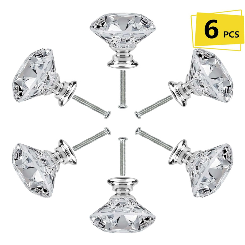 Furniture Hardware Parts - Набор из 6 круглых пластиковых ручек
