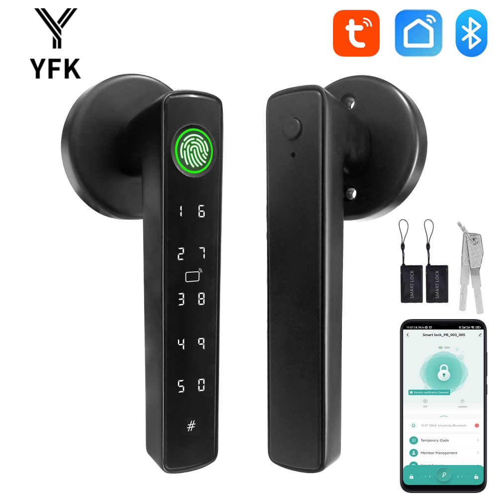 Door Handle Bar - Умный дверной замок YFK Tuya 5-в-1: