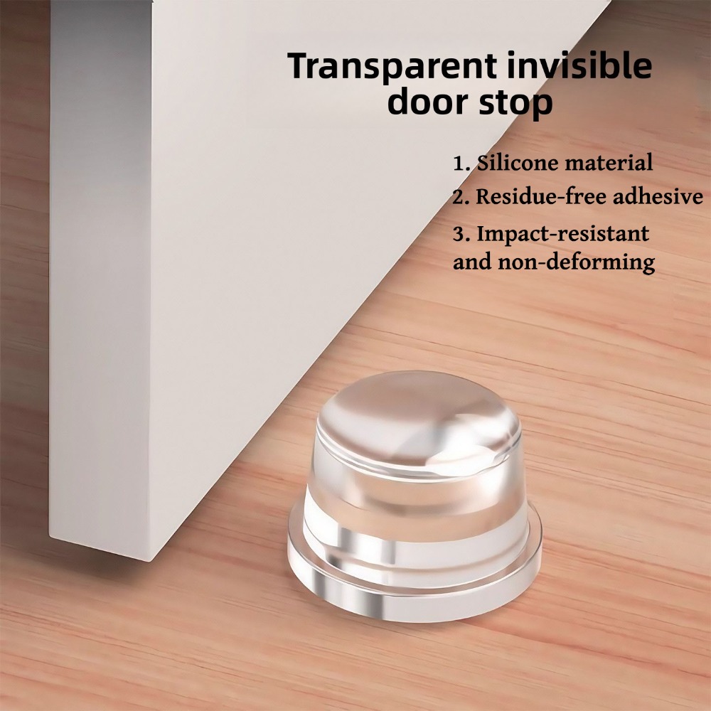 Furniture Hardware Parts - Силиконовый дверной стопор, защита для стен,