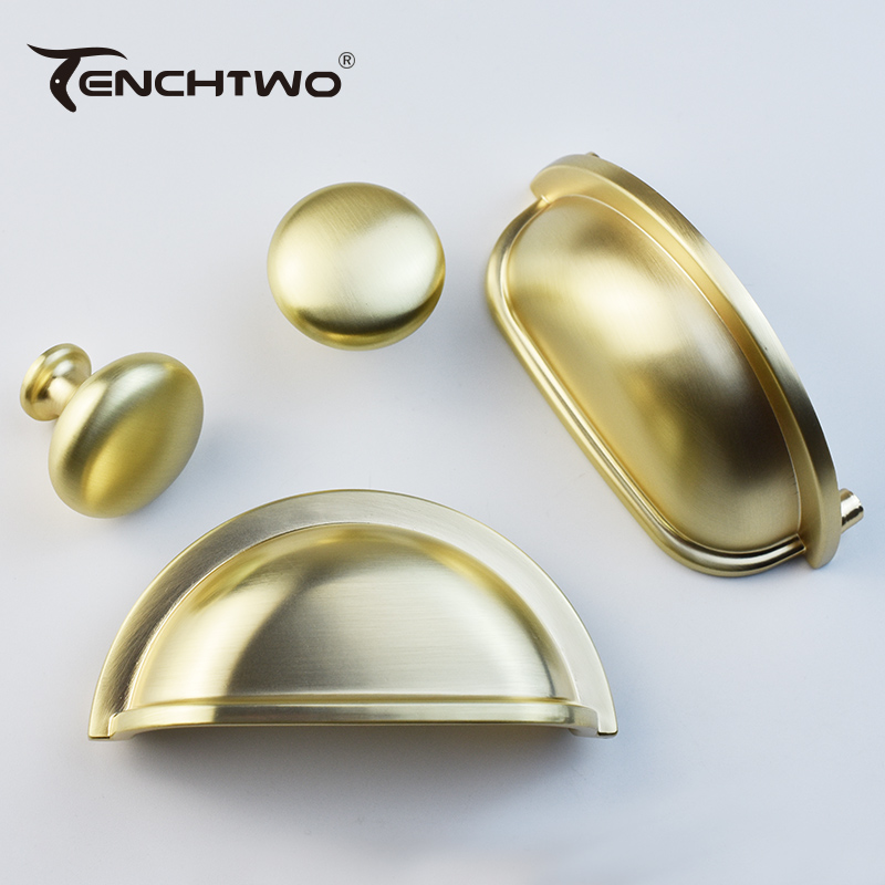 Матовая латунная ручка для меб – обзор и цена Furniture Hardware Gold