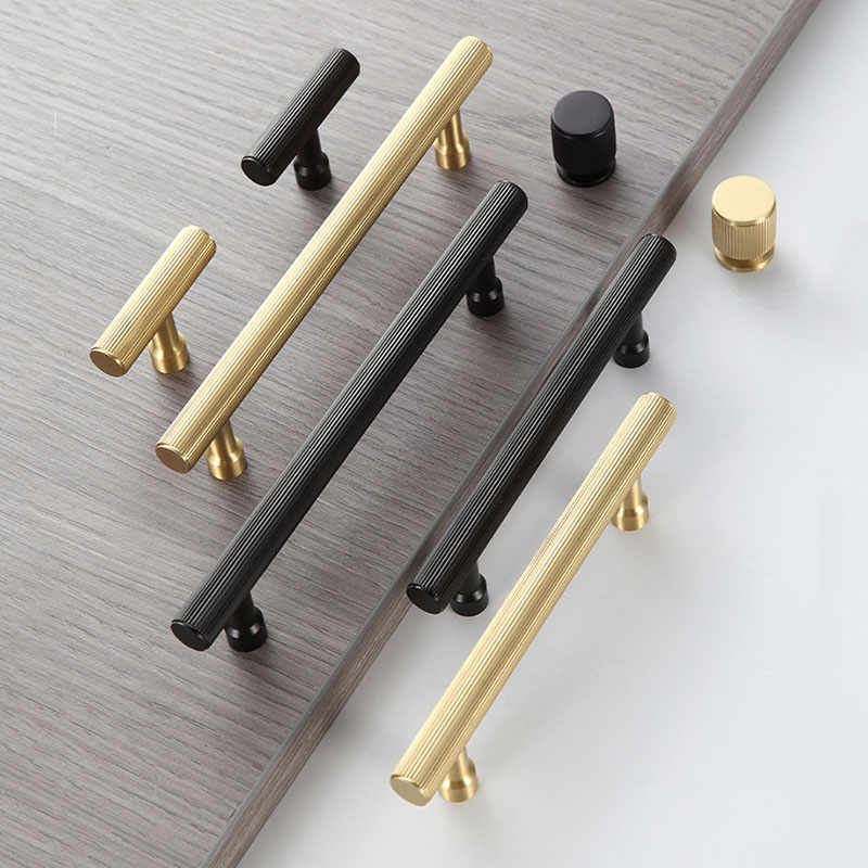 Золотисто-черные латунные ручк – обзор и цена Furniture Hardware Gold