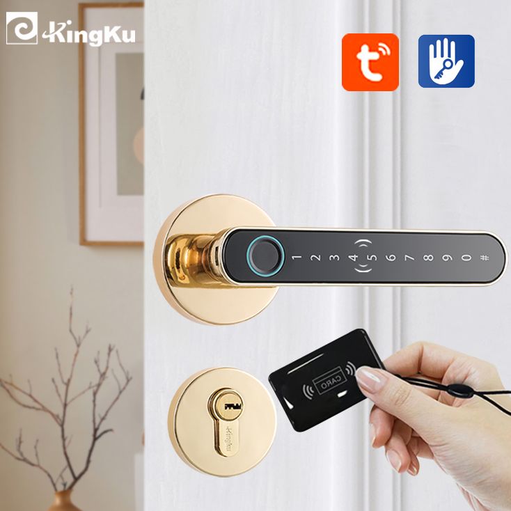 Умный дверной замок со сканеро – обзор и цена Door Handle Bar