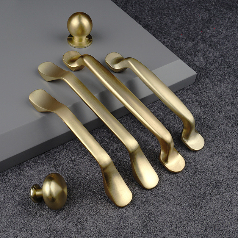 Золотые мебельные ручки из алю – обзор и цена Furniture Hardware Gold