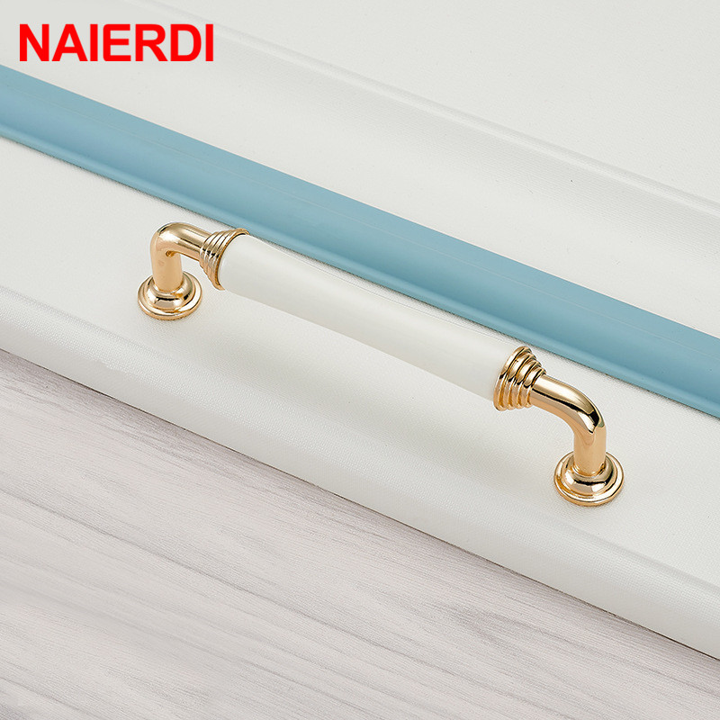 NAIERDI золотисто-белые кремов – обзор и цена Furniture Hardware Gold